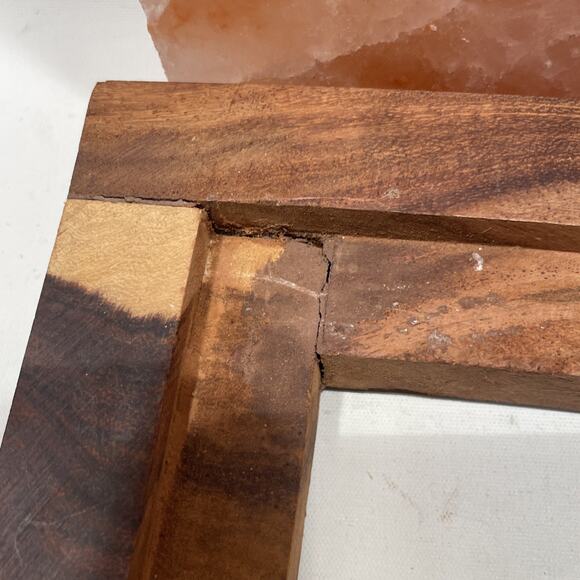 Himalayan Pink Rock Salt Block for Grilling, Searing, Cooking, BBQ & Wood Frame - Picture 4 of 9